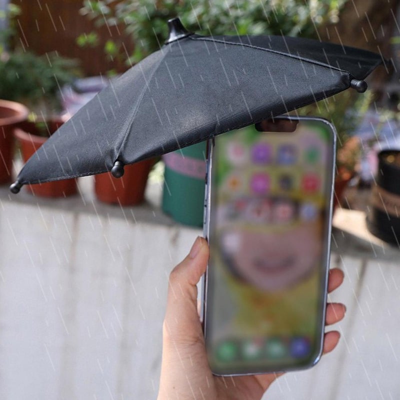 Magnetic Phone Umbrella for Sun, Cellphone SunShade Shield Umbrella, Universal Phone Sun Blocker Cover Visor for Beach Pool Outdoor (blue) - Image 3